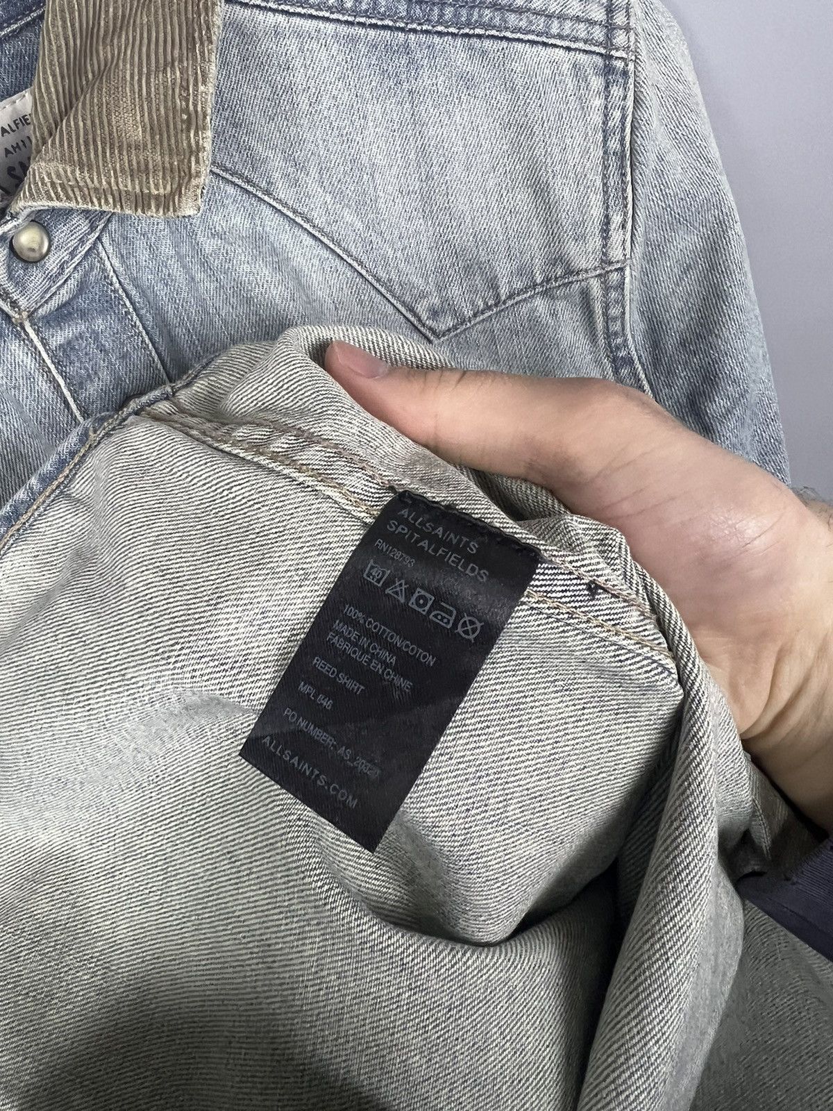 Allsaints Allsaints Denim jeans Shirt Size US XS / EU 42 / 0 - 9 Thumbnail