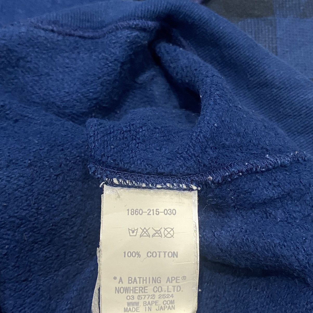 Bape Bape Blue Check Hoodie Size S / US 4 / IT 40 - 3 Thumbnail