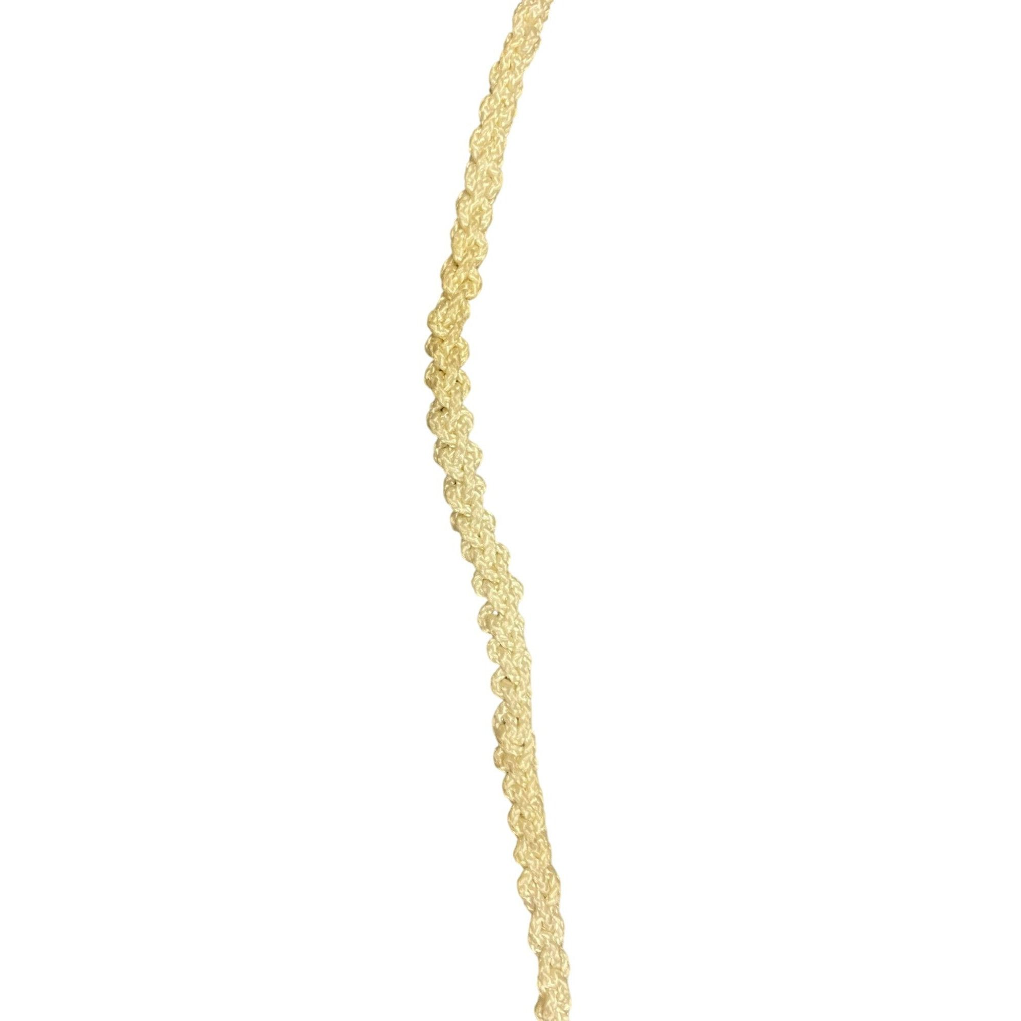 Other Vintage Handmade White Macrame Owl Necklace With Brown Woode Size ONE SIZE - 3 Thumbnail