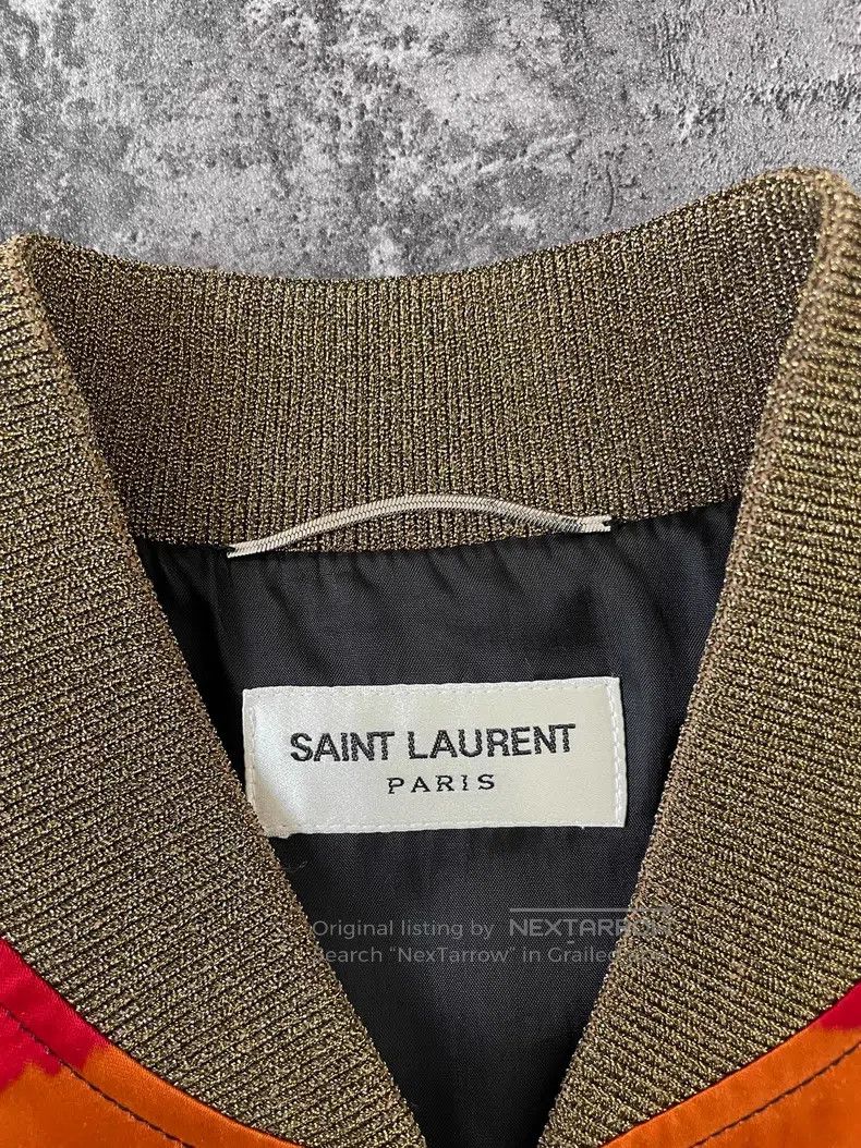 Saint Laurent Paris Saint Laurent Paris Spring/Summer silk palm tree jacket Size US S / EU 44-46 / 1 - 4 Thumbnail
