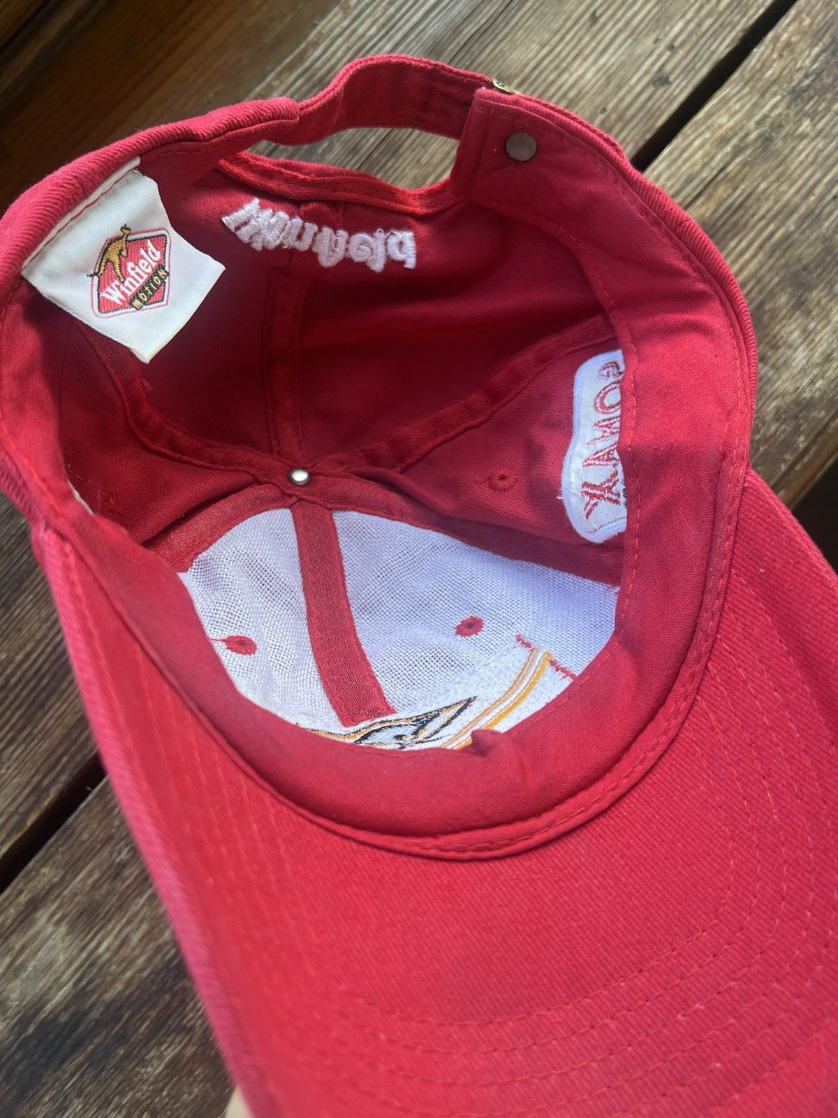 Vintage Vintage Hat 00s F1 Sonax Winfield Racing NASCAR Cap Size ONE SIZE - 23 Thumbnail