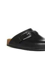 Saint Laurent Paris os11x0924 Buckled Leather Mules in Nero Size US 8 / EU 41 - 4 Thumbnail