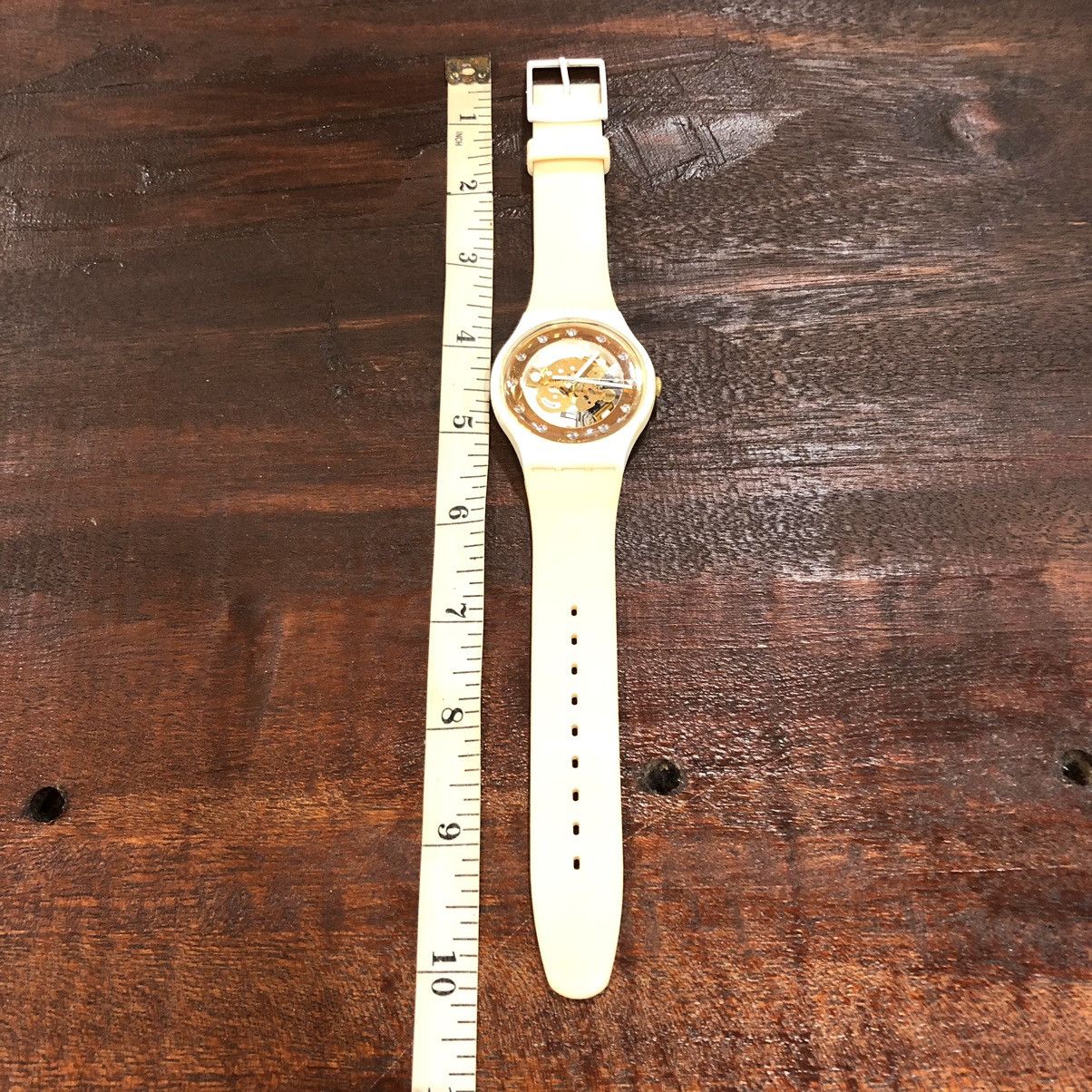 Swatch Vintage Swatch Golden Naked Face Watch Size ONE SIZE - 9 Thumbnail