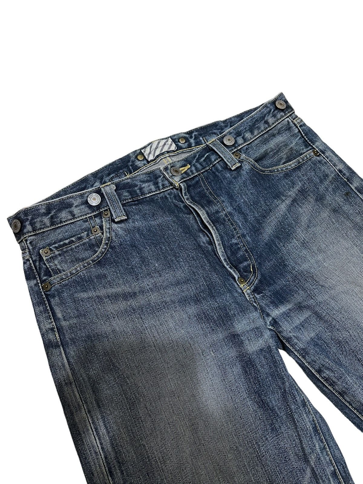 Fad Three × Hysteric Glamour × If Six Was Nine Vintage Fad 3 buckle distressed denim jeans Size US 32 / EU 48 - 5 Thumbnail