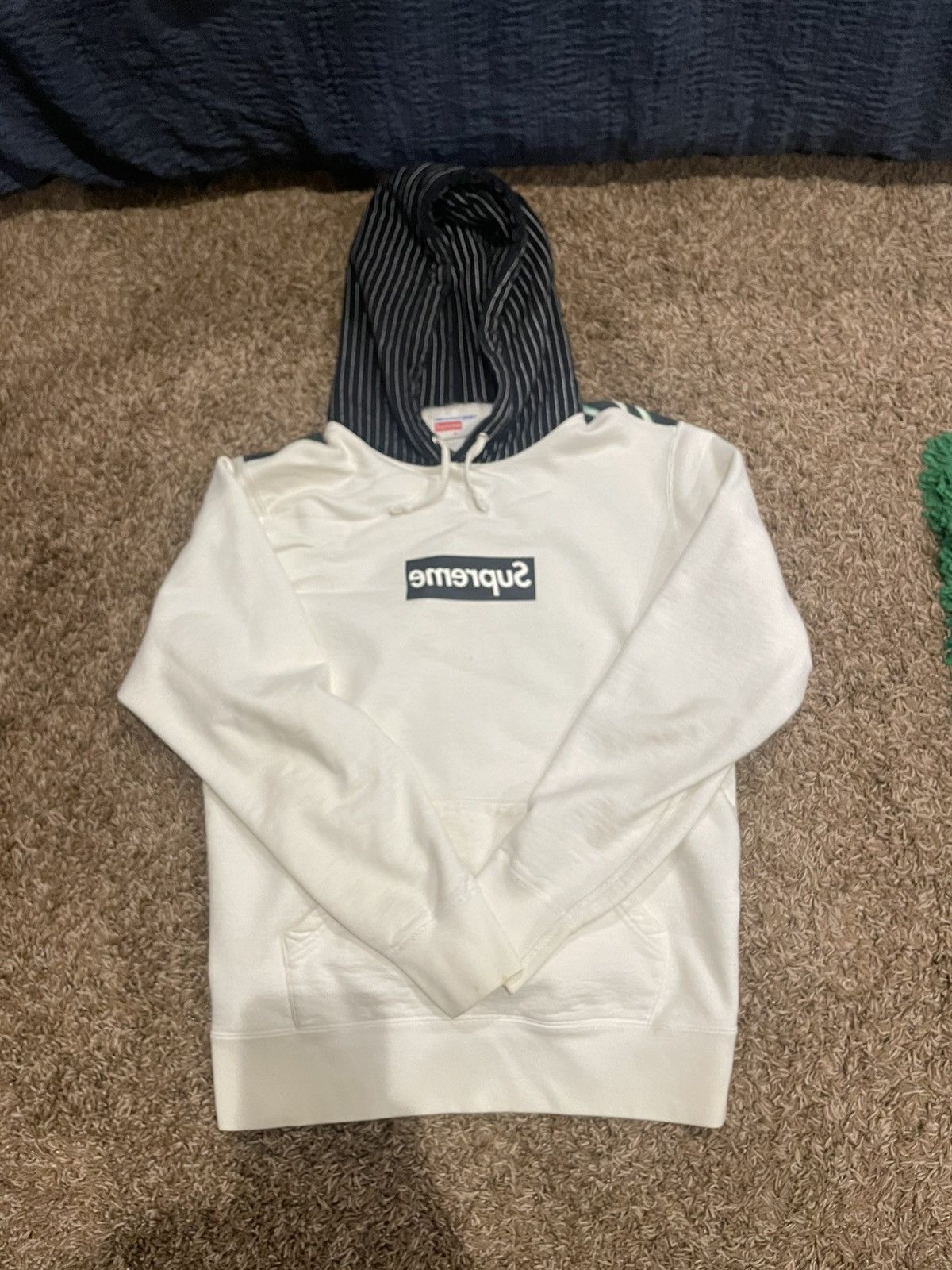 Supreme x Comme des Garcon Harold Hunter Box Logo Sweatshirt