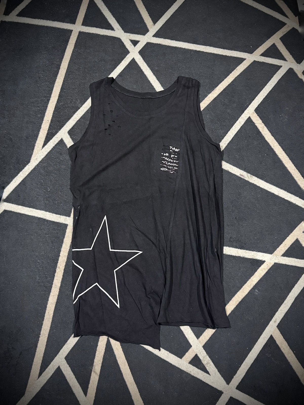 Le Grande Bleu (L.G.B.) Tanktop Asymmetrical Japanese Styled ifsix lgb Size US M / EU 48-50 / 2 - 1 Thumbnail