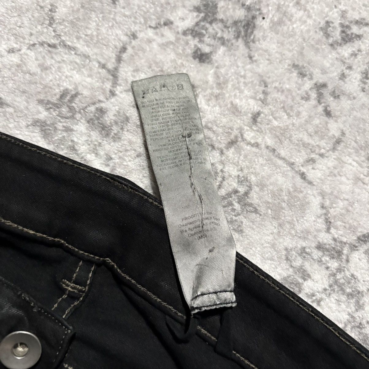 Rick Owens Drkshdw Rick Owens DRKSDHW SBW Heavy Waxed Tyrone Slit Cut Jeans Size US 32 / EU 48 - 11 Thumbnail