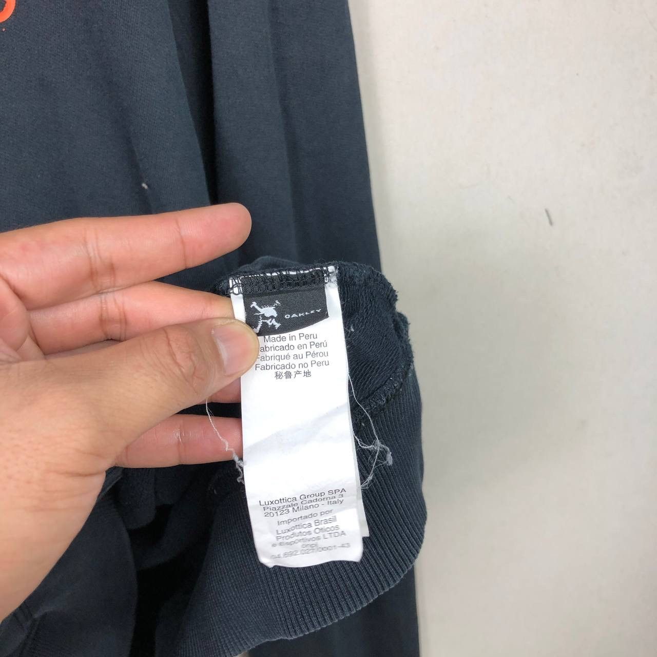Oakley × Vintage 2000s Oakley Grips Spellout Hoodie Sweatshirt Size US XL / EU 56 / 4 - 10 Thumbnail