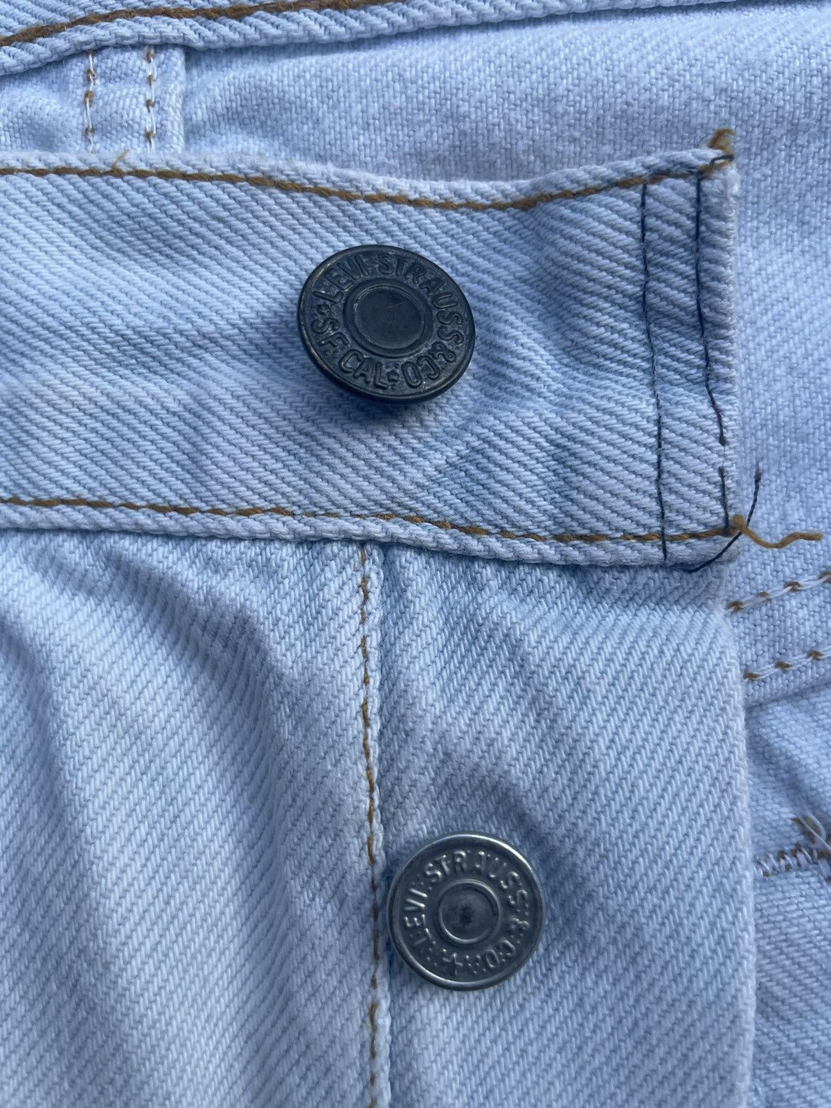 Levi's Vintage 1988 Levis 501 XX e Usa Faded Denim Size US 32 / EU 48 - 22 Thumbnail