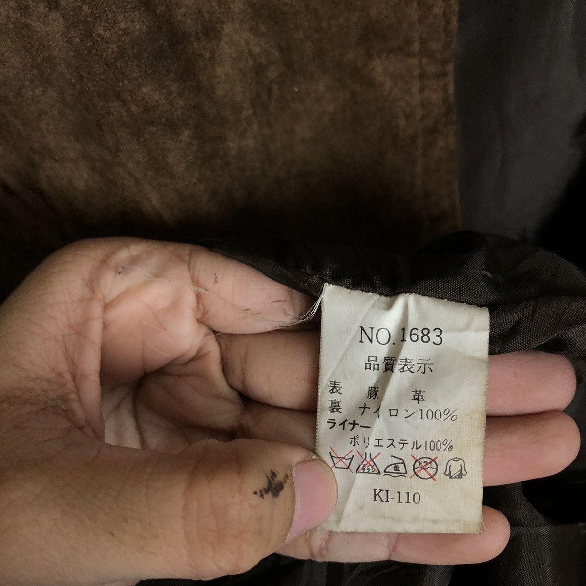 Japanese Brand 🔥VINTAGE GENUINE LEATHER JACKET CARGO INSPIRE ISSEY MIYAKE Size US L / EU 52-54 / 3 - 12 Thumbnail