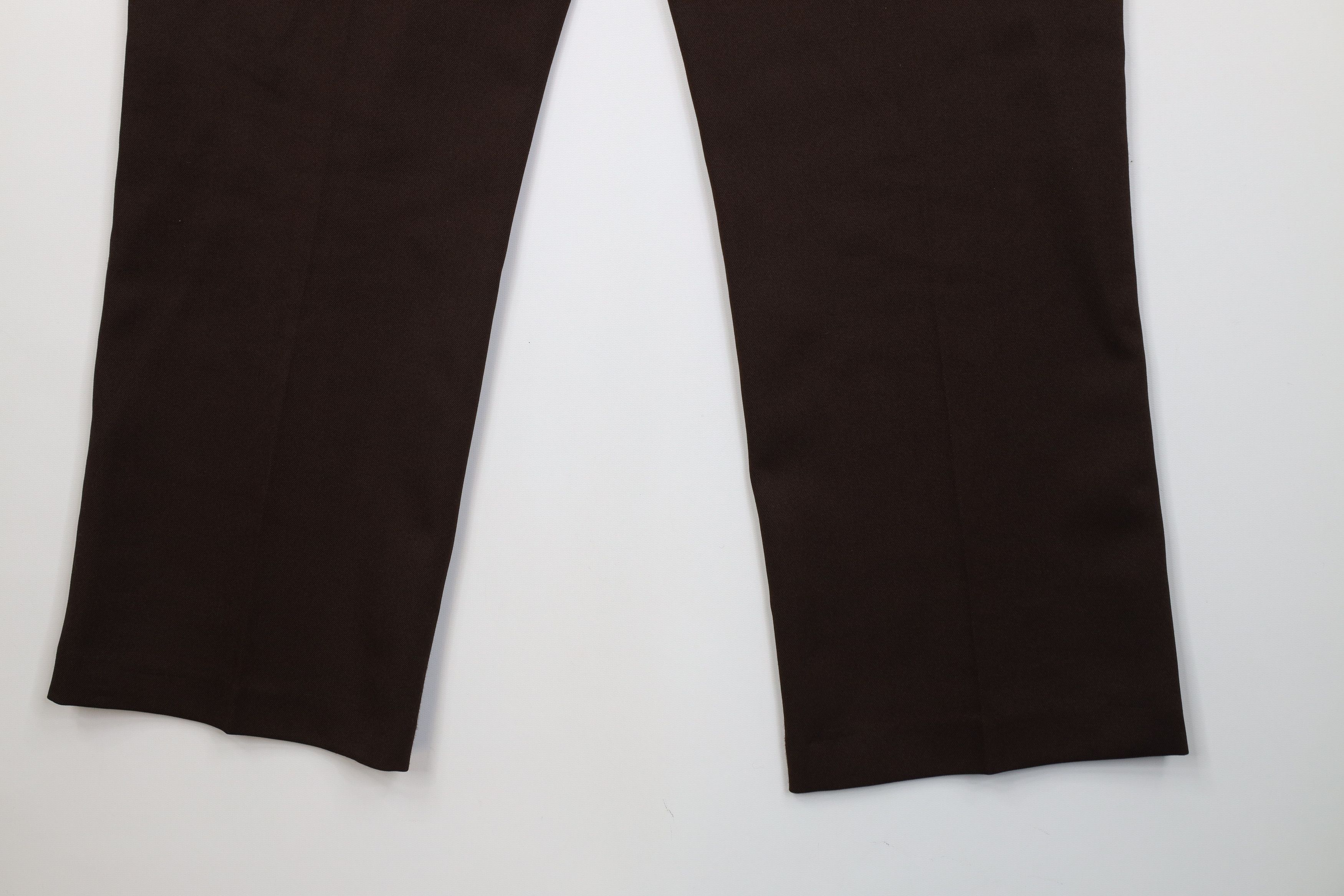 Vintage Vintage 70s Streetwear Flared Wide Leg Chino Pants Brown USA Size US 38 / EU 54 - 13 Thumbnail