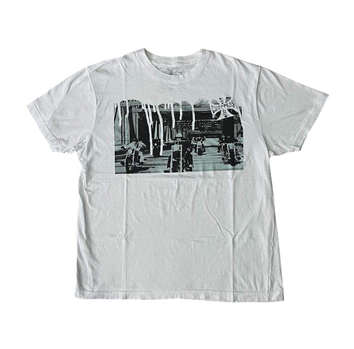 If Six Was Nine × Japanese Brand × Le Grande Bleu (L.G.B.) West Choppers Motorcycle White Tee Size US L / EU 52-54 / 3 - 1 Thumbnail