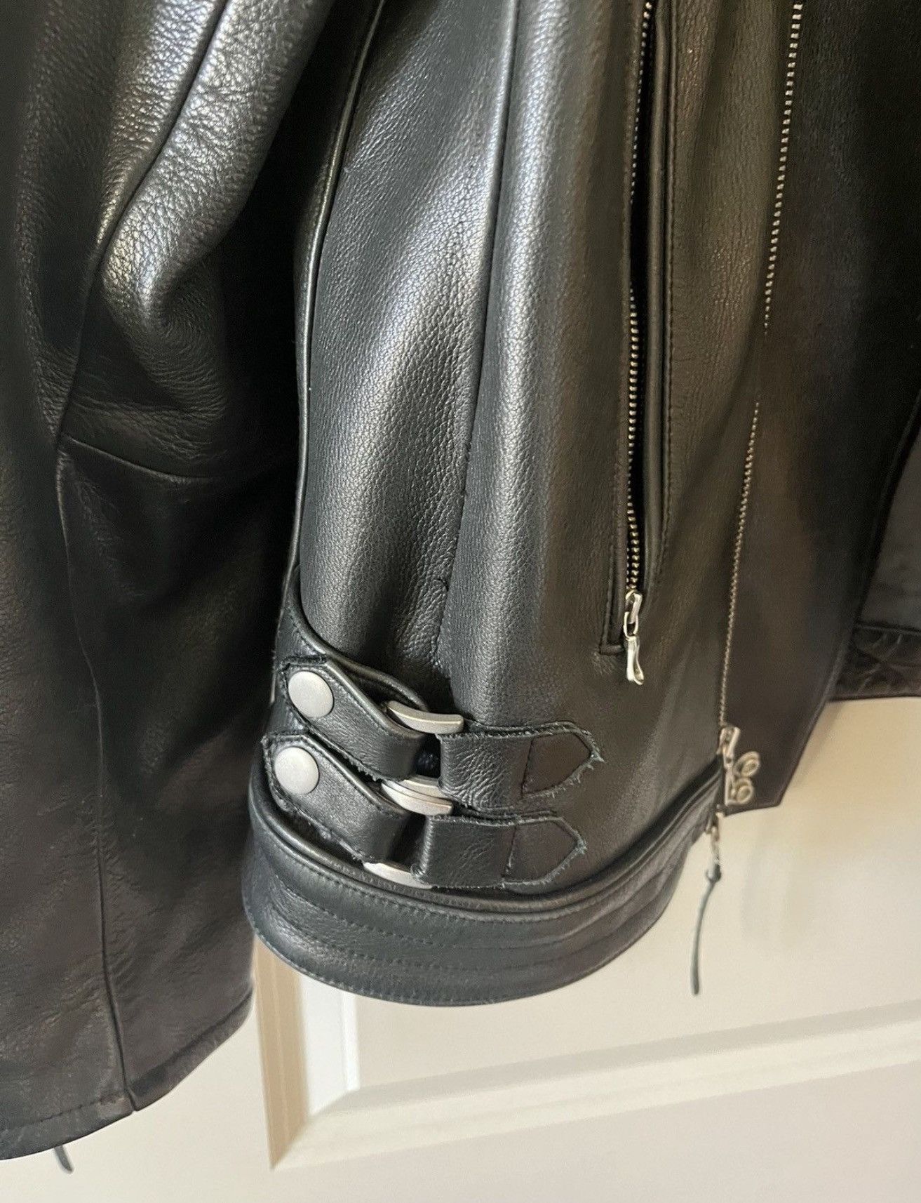 Gap × John Elliott John Elliott x Gap Double Riders Leather Jacket Size US XL / EU 56 / 4 - 5 Thumbnail