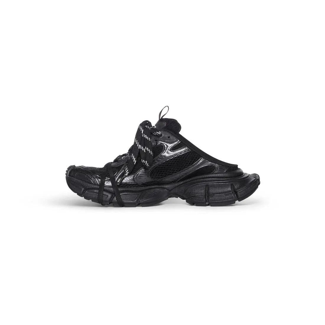 Balenciaga o1srvl11e0426 3XL Mules in Black Size US 8 / IT 38 - 3 Thumbnail