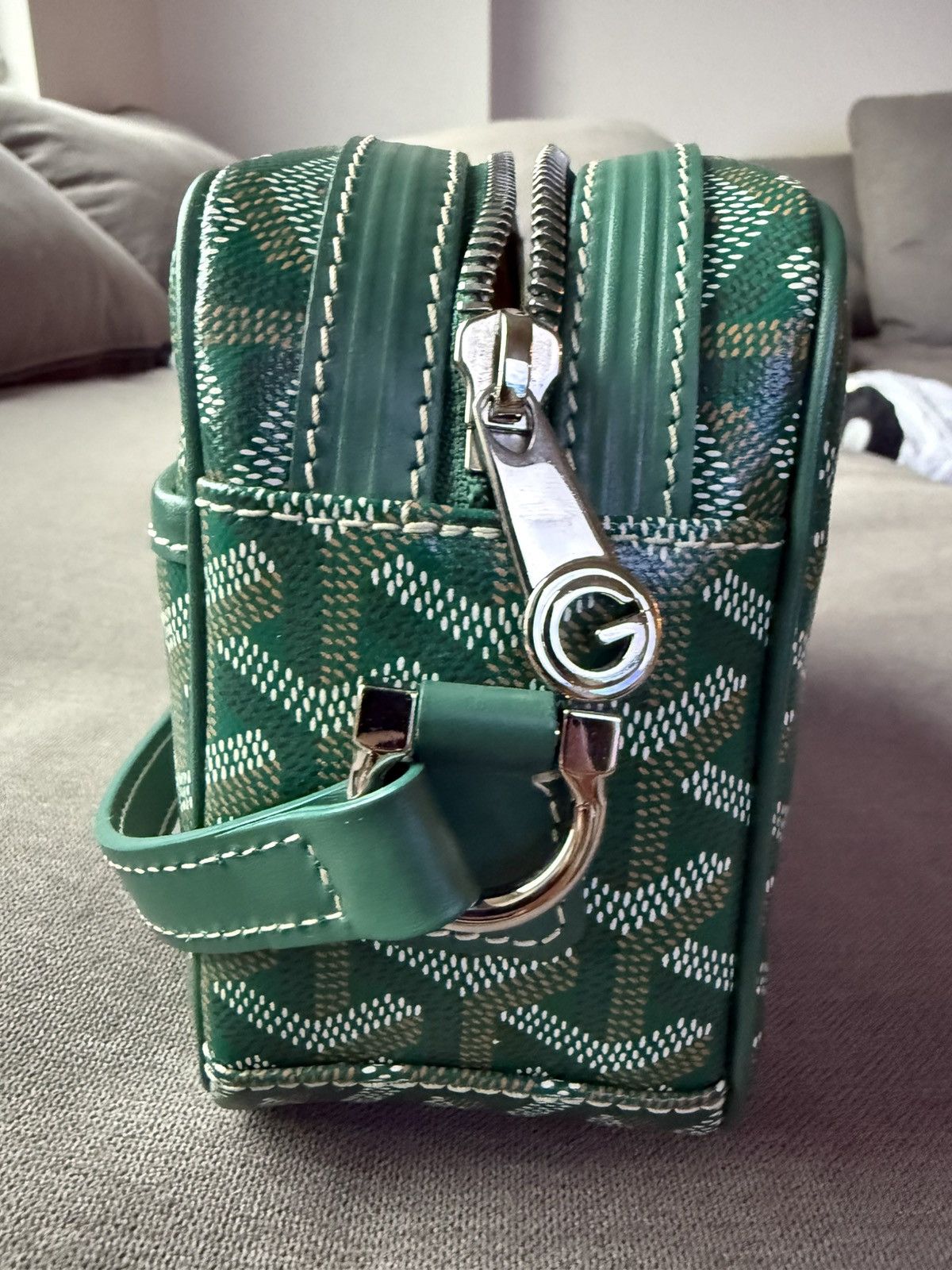 Goyard Goyard Cap Vert Goyardine Bag Green Size ONE SIZE - 8 Thumbnail