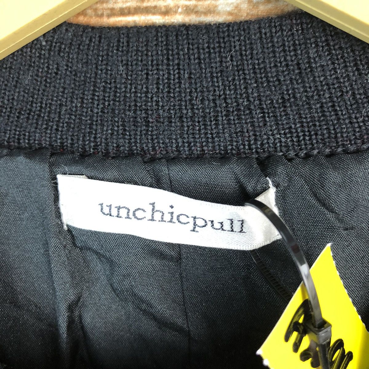 Homespun Knitwear × Japanese Brand Unchicpull Black art Patterned Cardigans #A2996 Size M / US 6-8 / IT 42-44 - 11 Thumbnail