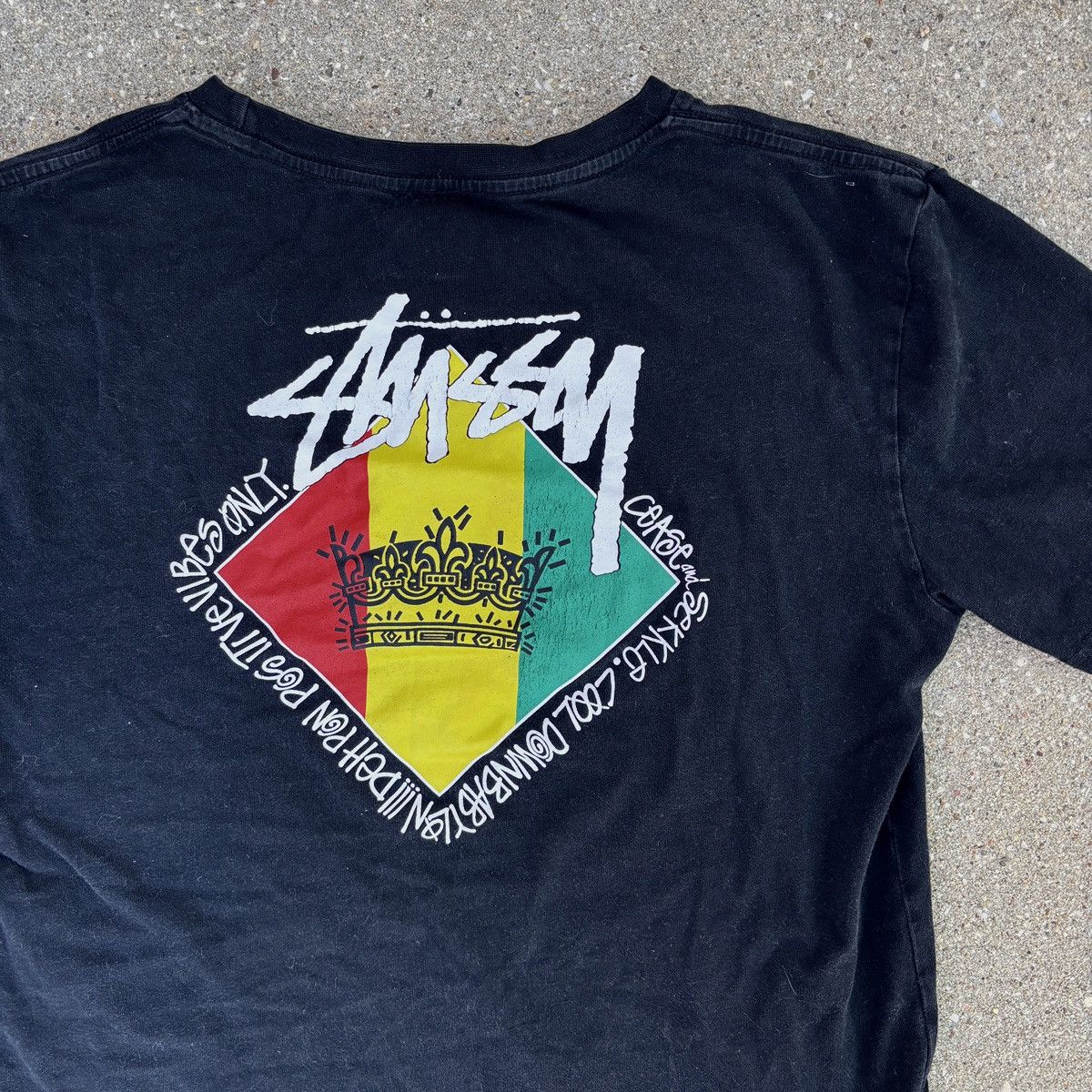 Stussy × Vintage Vintage Stüssy Graphic Tee Size US M / EU 48-50 / 2 - 4 Thumbnail