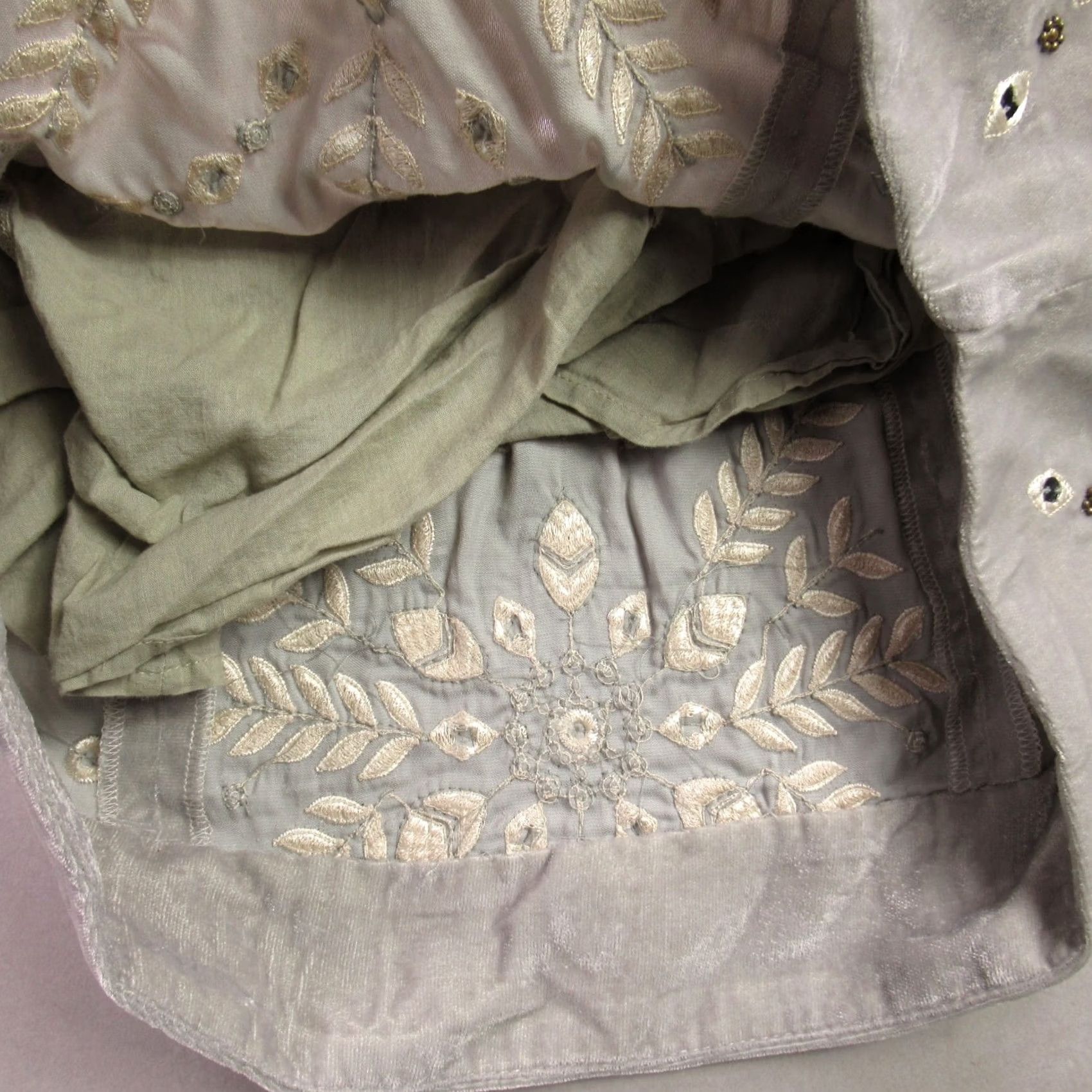 Free People Free People Skirt Womens Small Lightweight Outdoors Floral Zip Gray Size 28" / US 6 / IT 42 - 3 Thumbnail