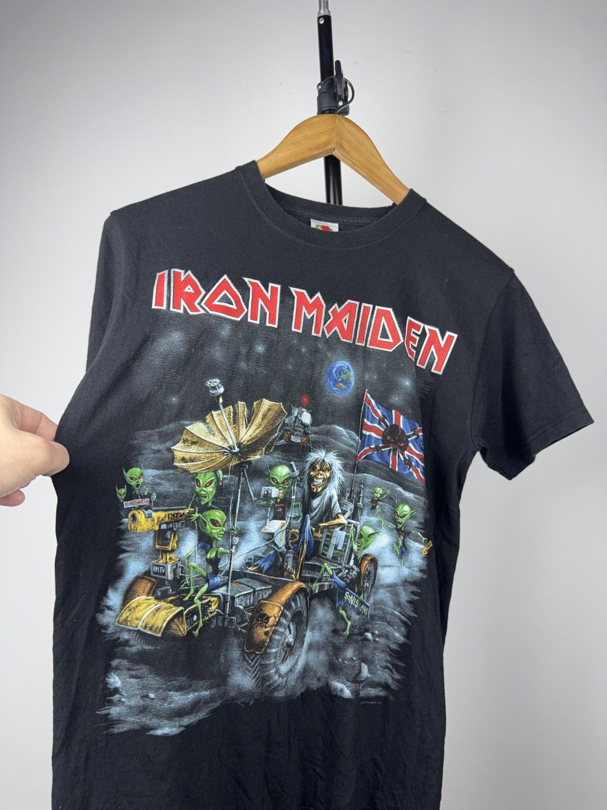 Iron Maiden 00s Iron Maiden 2011 Eddie Bulldozer Vintage Band T-Shirt Size US S / EU 44-46 / 1 - 3 Thumbnail