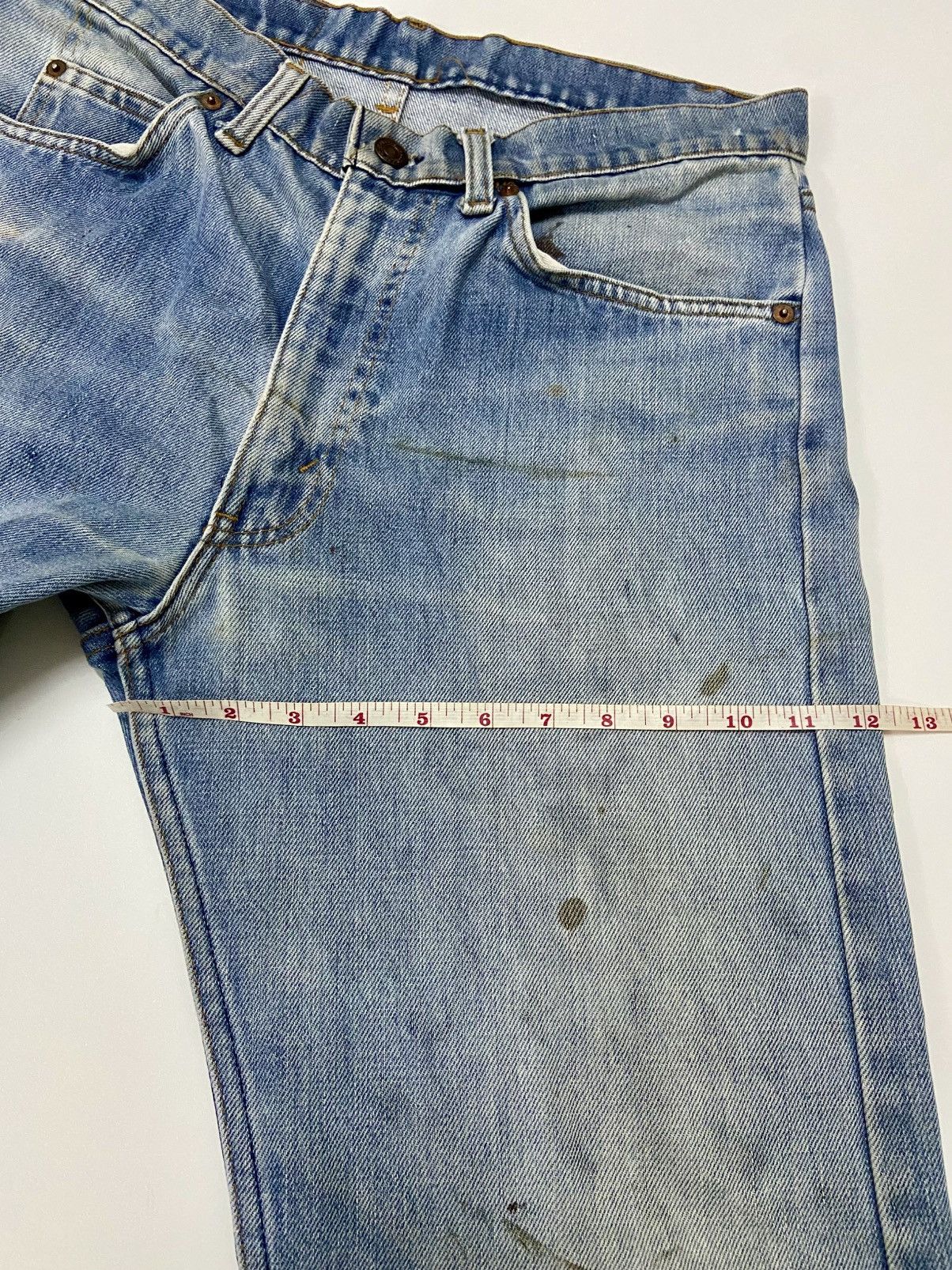 Levi's Vintage Clothing VINTAGE DISTRESSED LEVI'S 505 ORANGE TAB Size US 33 - 14 Thumbnail