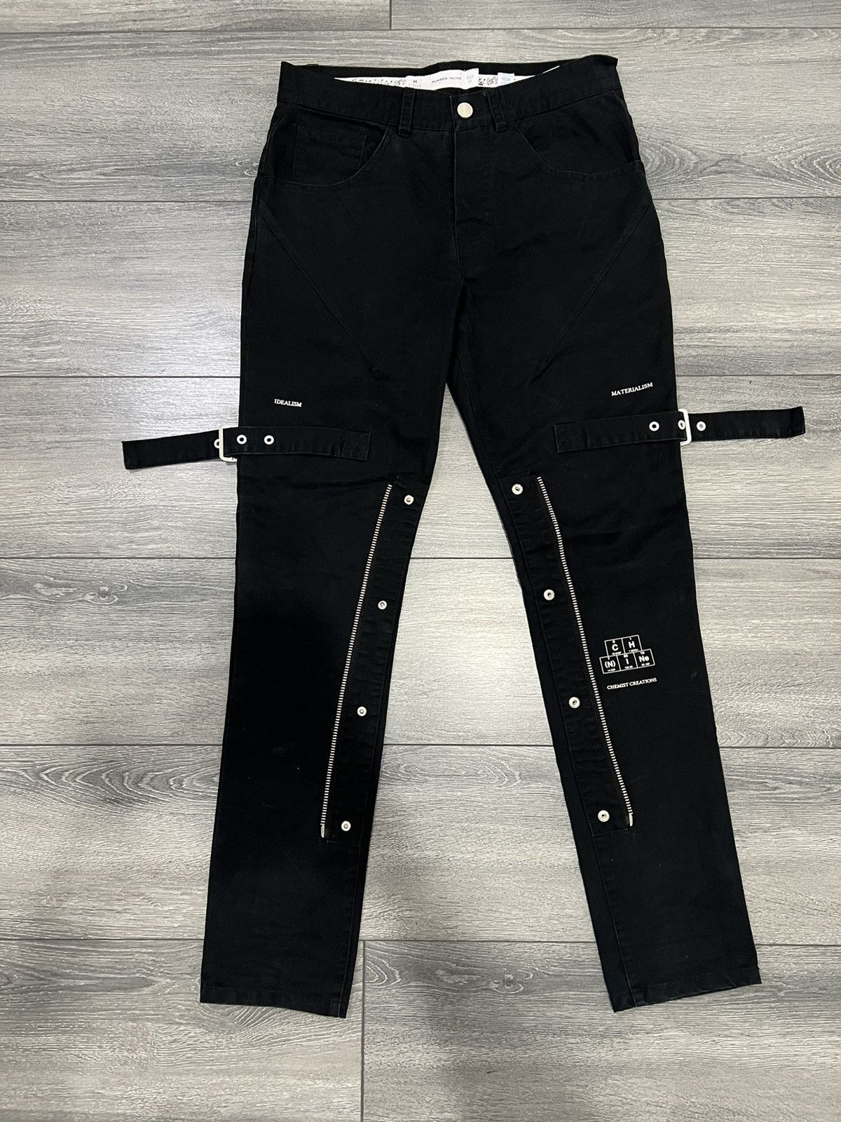 Number N ine Number N ine x C2H4 Guiter Zipper Pants Grailed