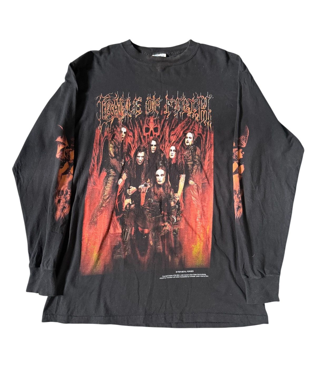 Band Tees Cradle Of Filth 2001 Metal Forged LS Size US L / EU 52-54 / 3 - 1 Thumbnail