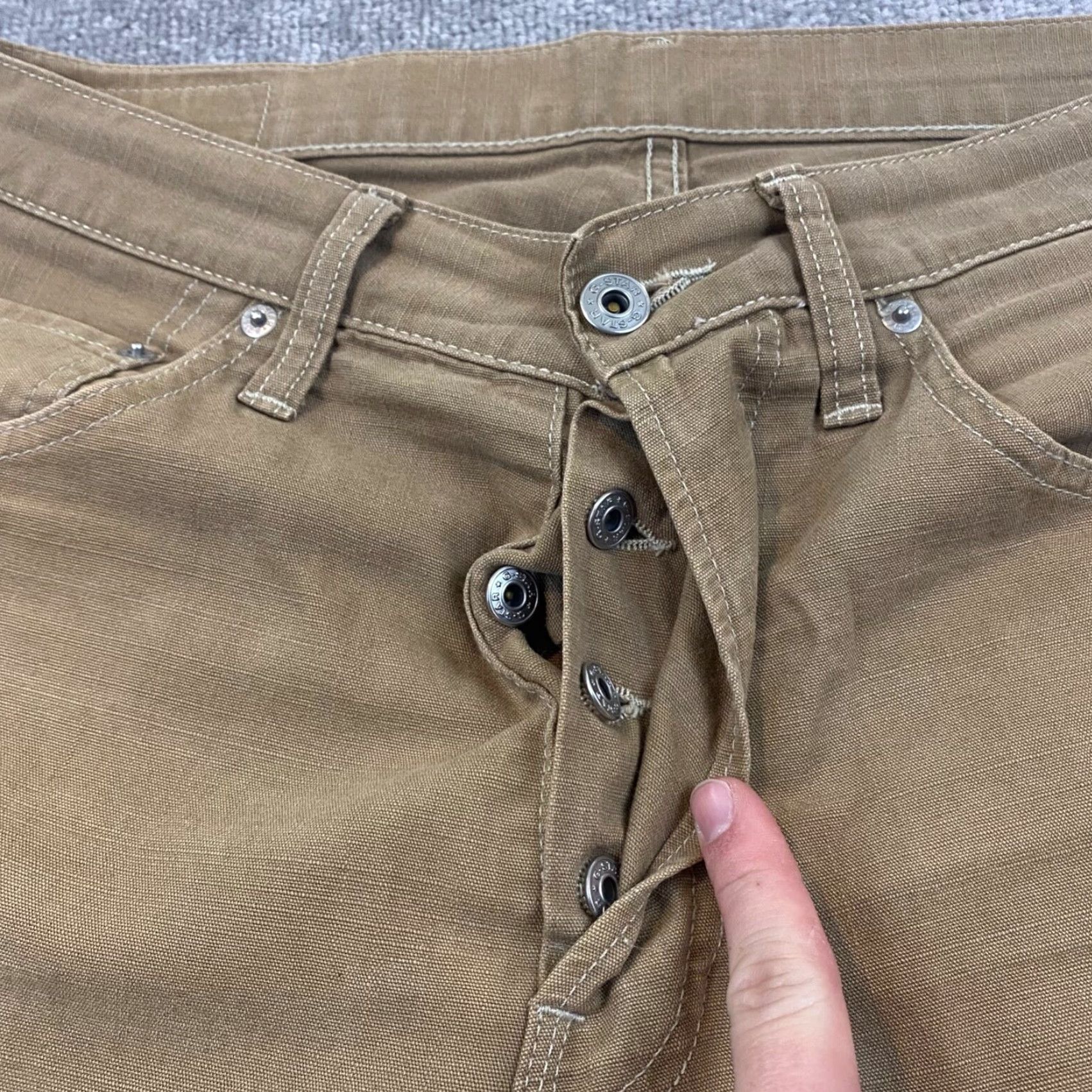 G-Star G-Star Jeans Mens 33x32 Brown Button Fly Straight 5-Pocket Denim Classic Size US 33 - 6 Thumbnail