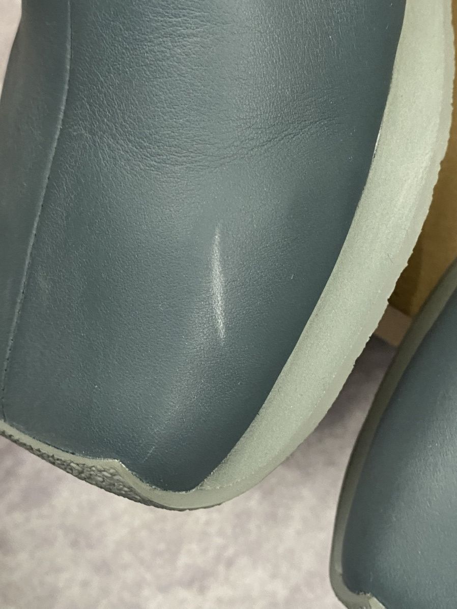 Eckhaus Latta Ugg X Eghaus Latta Square Toe Leather LowTop Sneakers Size US 9.5 / EU 42-43 - 6 Thumbnail