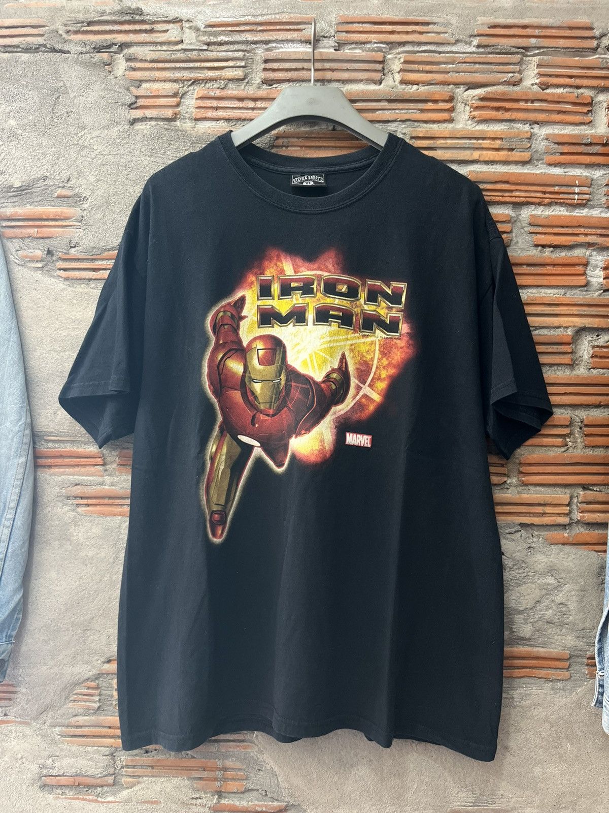 Marvel Comics Vintage IRON MAN promo Film 2008’s Marvel Tshirt Size US XL / EU 56 / 4 - 2 Thumbnail
