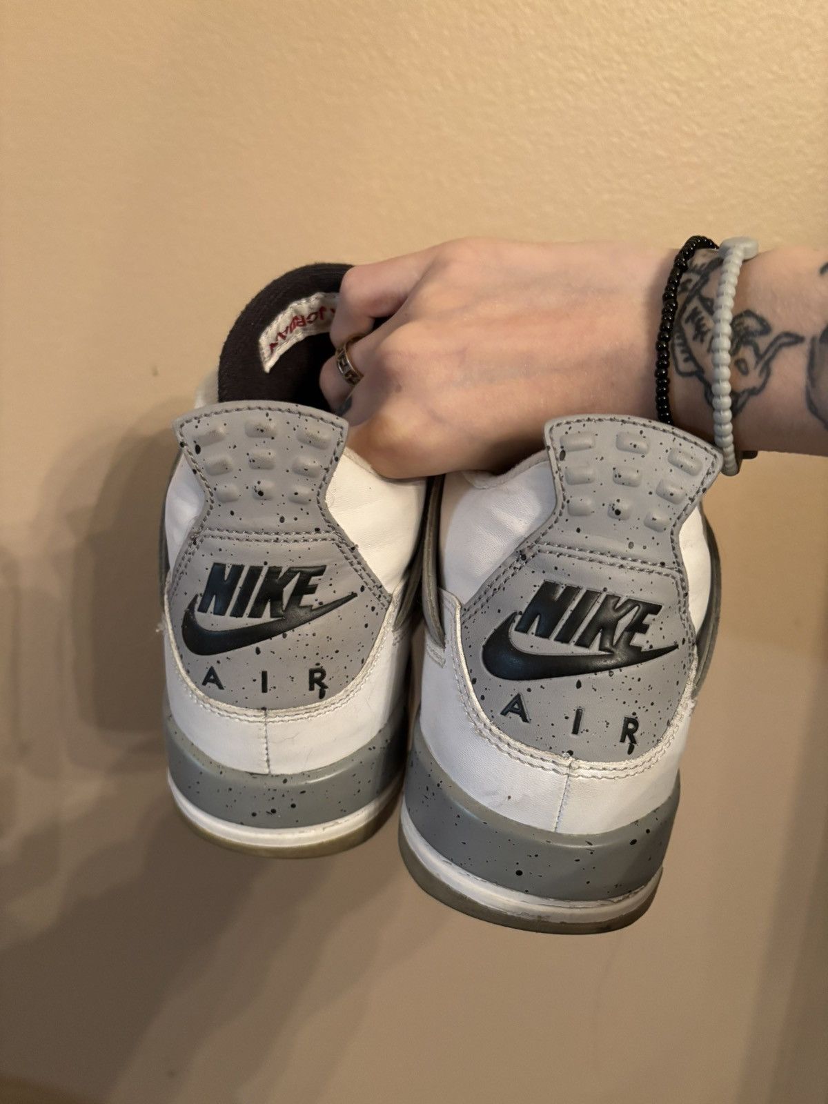 Jordan Brand Air Jordan 4 Retro OG BG 'White Cement' 2016 Size US 6 / EU 39 - 4 Thumbnail