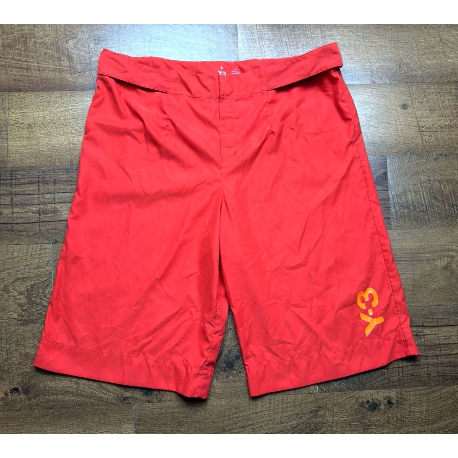Y-3 Y-3 Yohji Yamamoto Adidas Logo Swim Shorts Trunks RED Men's XL FN5711 Size US 36 / EU 52 - 2 Thumbnail