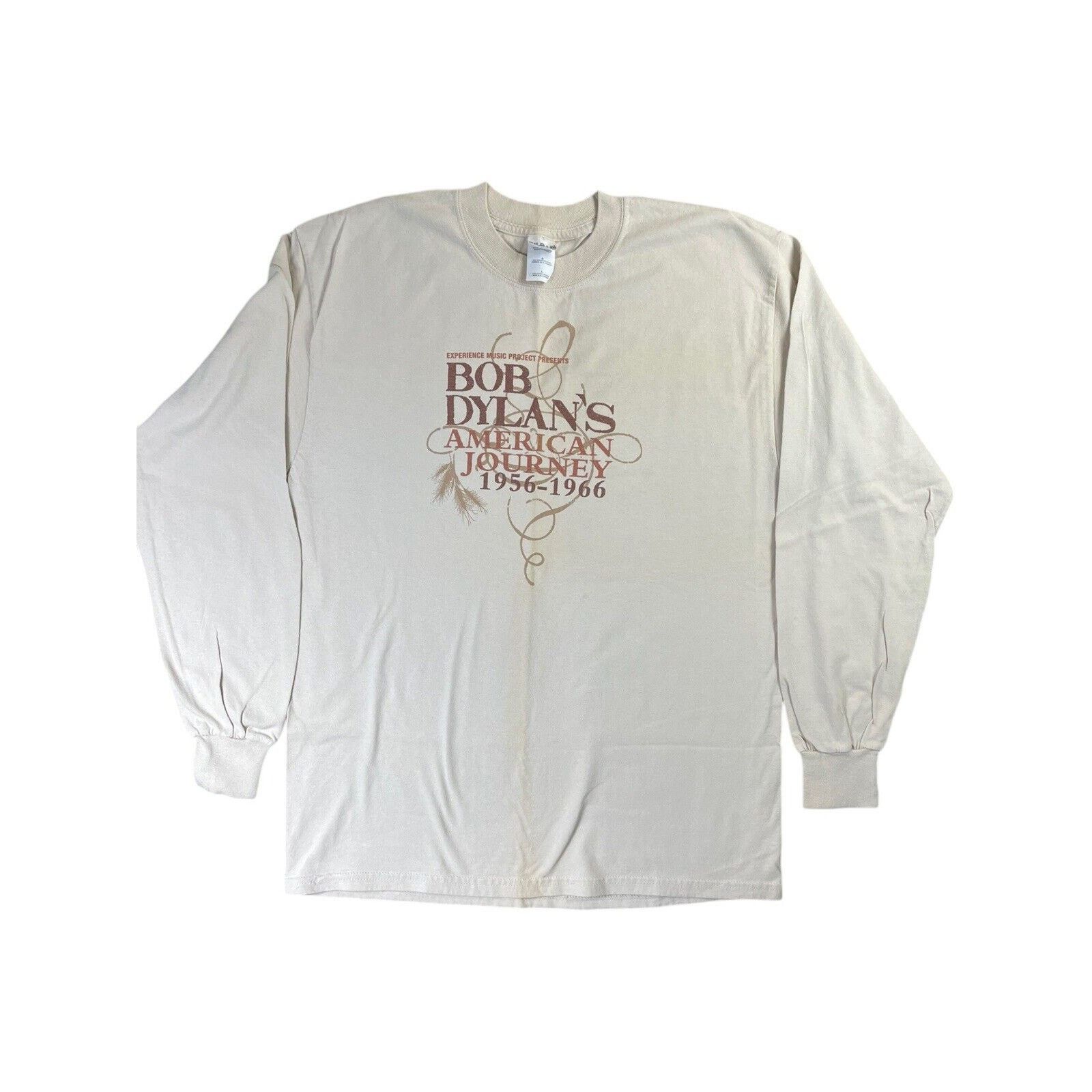 Vintage Vintage Bob Dylan American Journey Large Beige Shirt USA Size US L / EU 52-54 / 3 - 4 Thumbnail