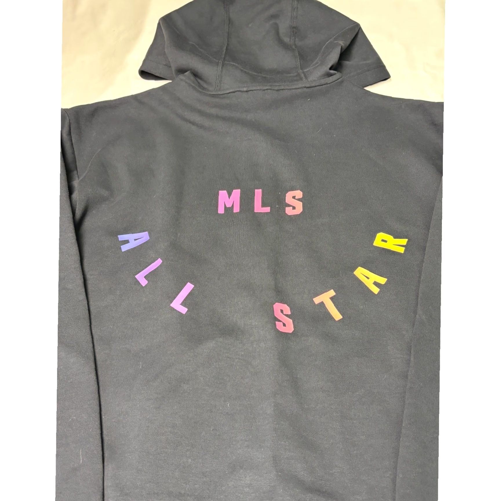 Adidas Adidas MLS All Star Full Zip Hoodie Mens M Black Gradient Rainbow Logo Size US M / EU 48-50 / 2 - 6 Thumbnail