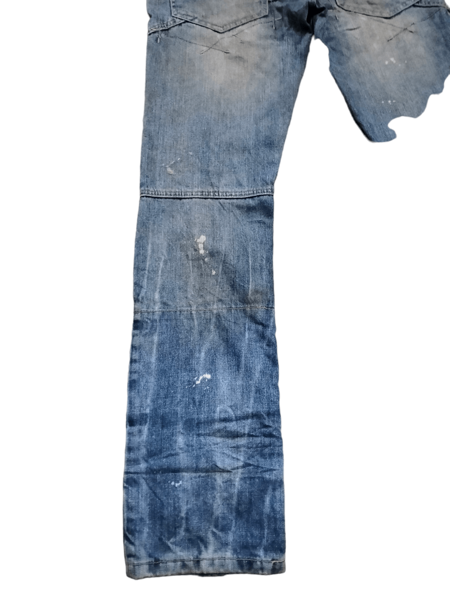 PPFM Flare PPFM Distressed Custom Pants Design Punk Style Size US 32 / EU 48 - 11 Thumbnail