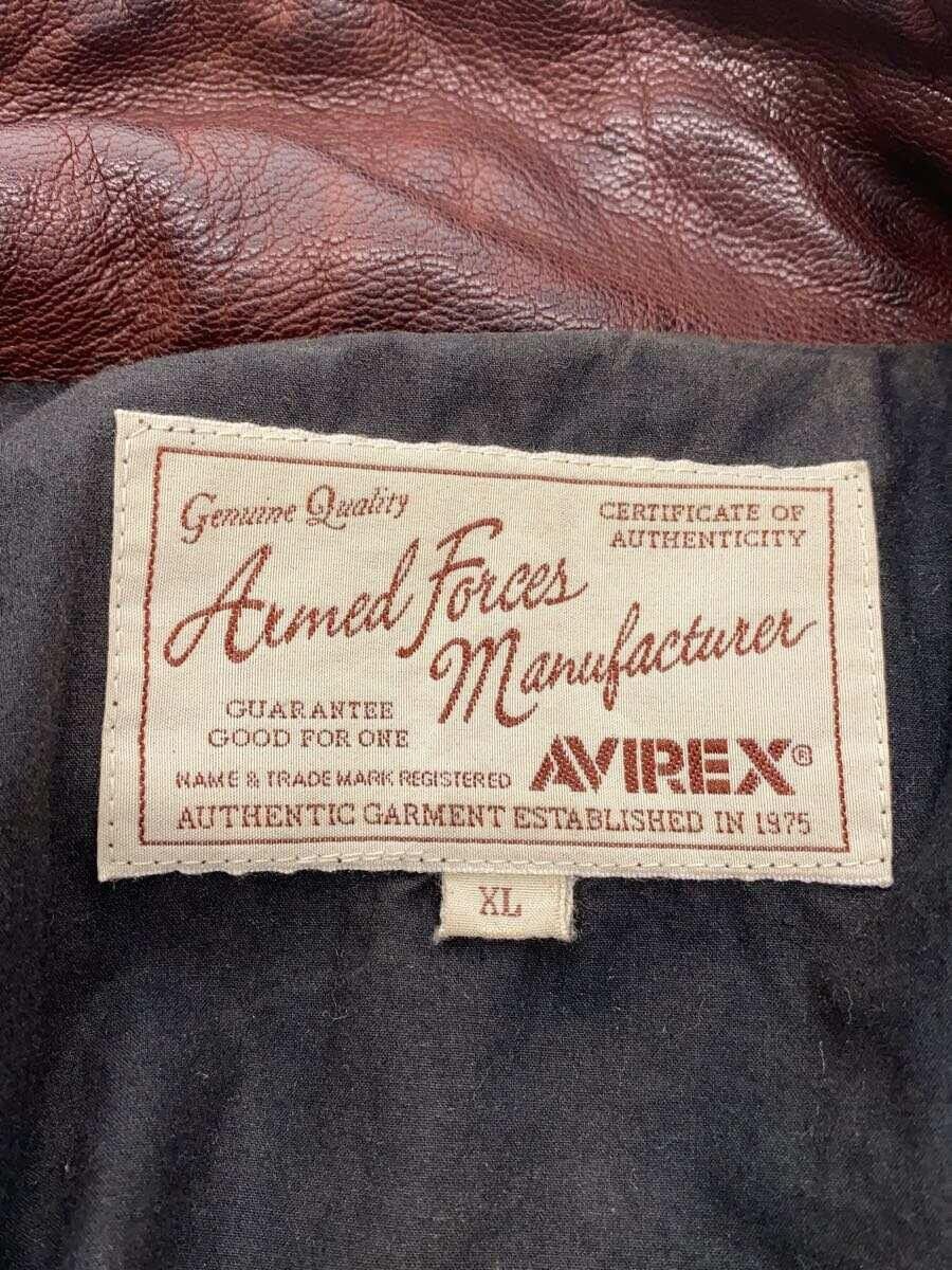 Avirex Avirex Leather Jacket Blouson Brown Size US XL / EU 56 / 4 - 3 Thumbnail