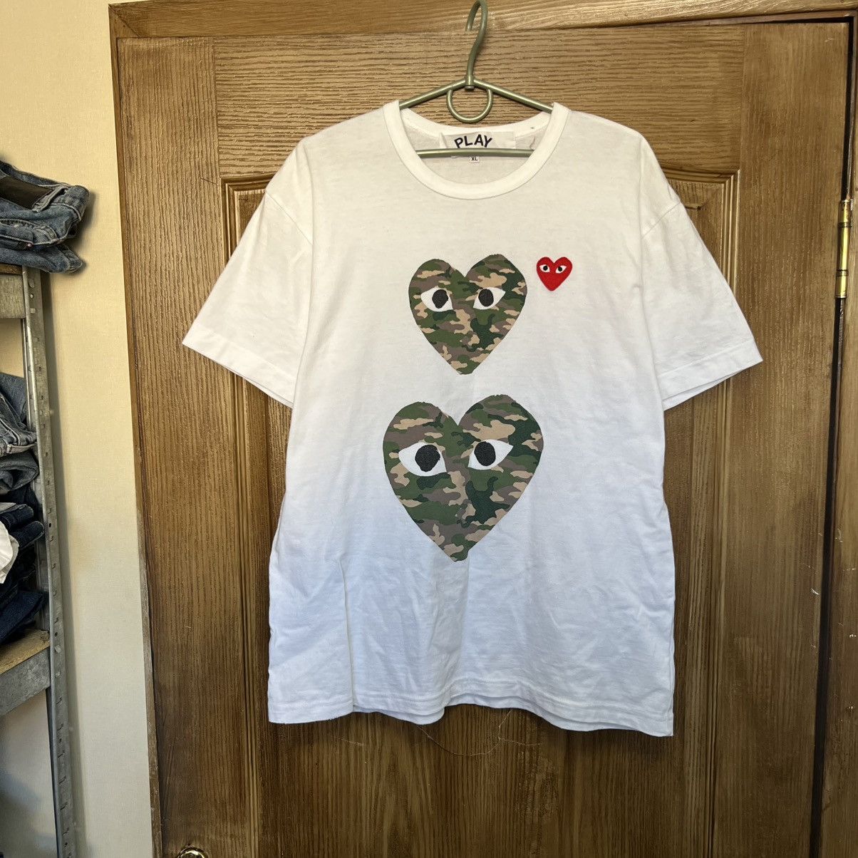 Comme des Garcons Comme des Garcons CDG Play Big Logo Heart T-Shirt Tee Size US XL / EU 56 / 4 - 1 Thumbnail