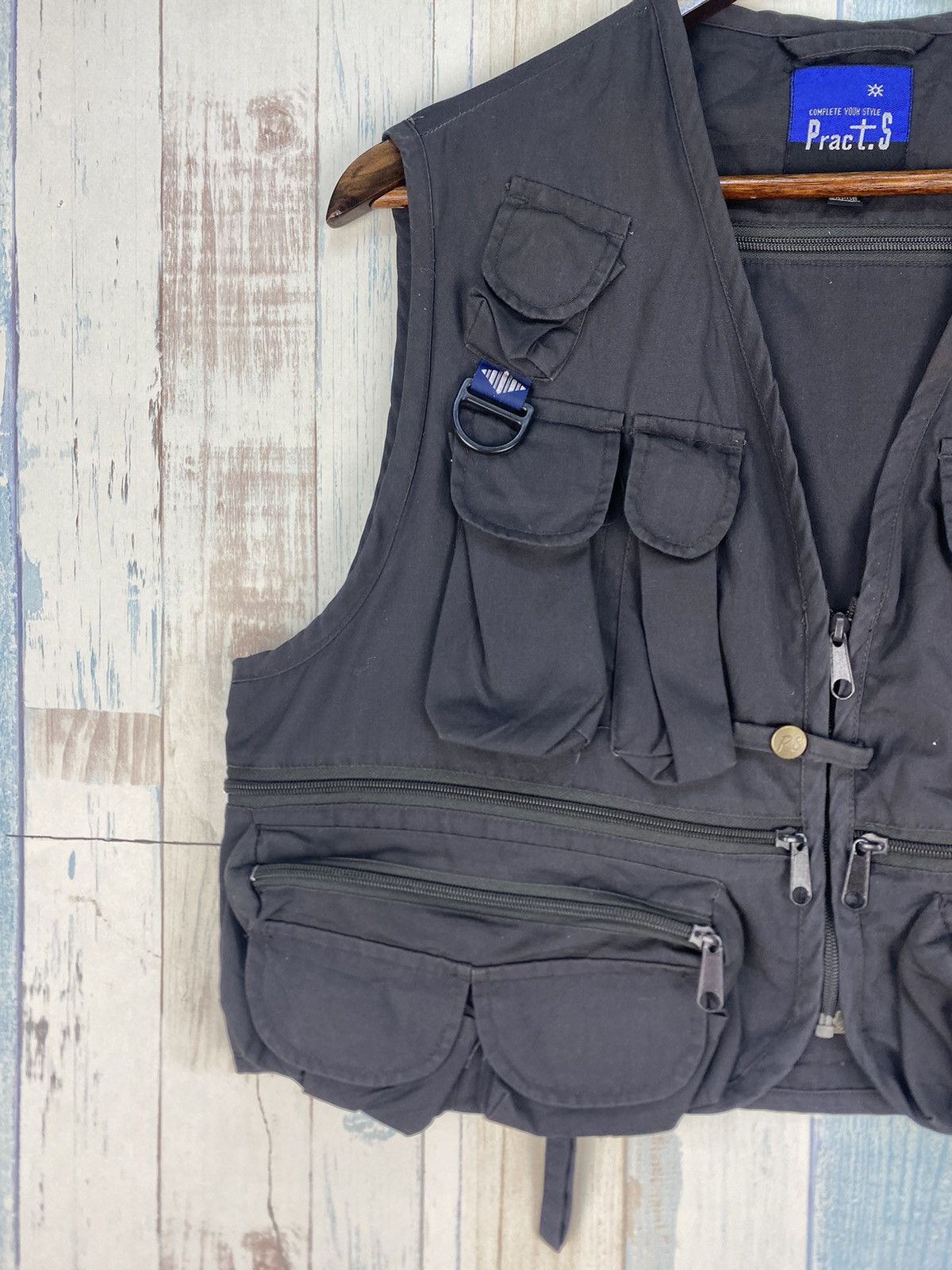 Japanese Brand Vintage Pract Studio Tactical Hunting Vest Size US L / EU 52-54 / 3 - 6 Thumbnail