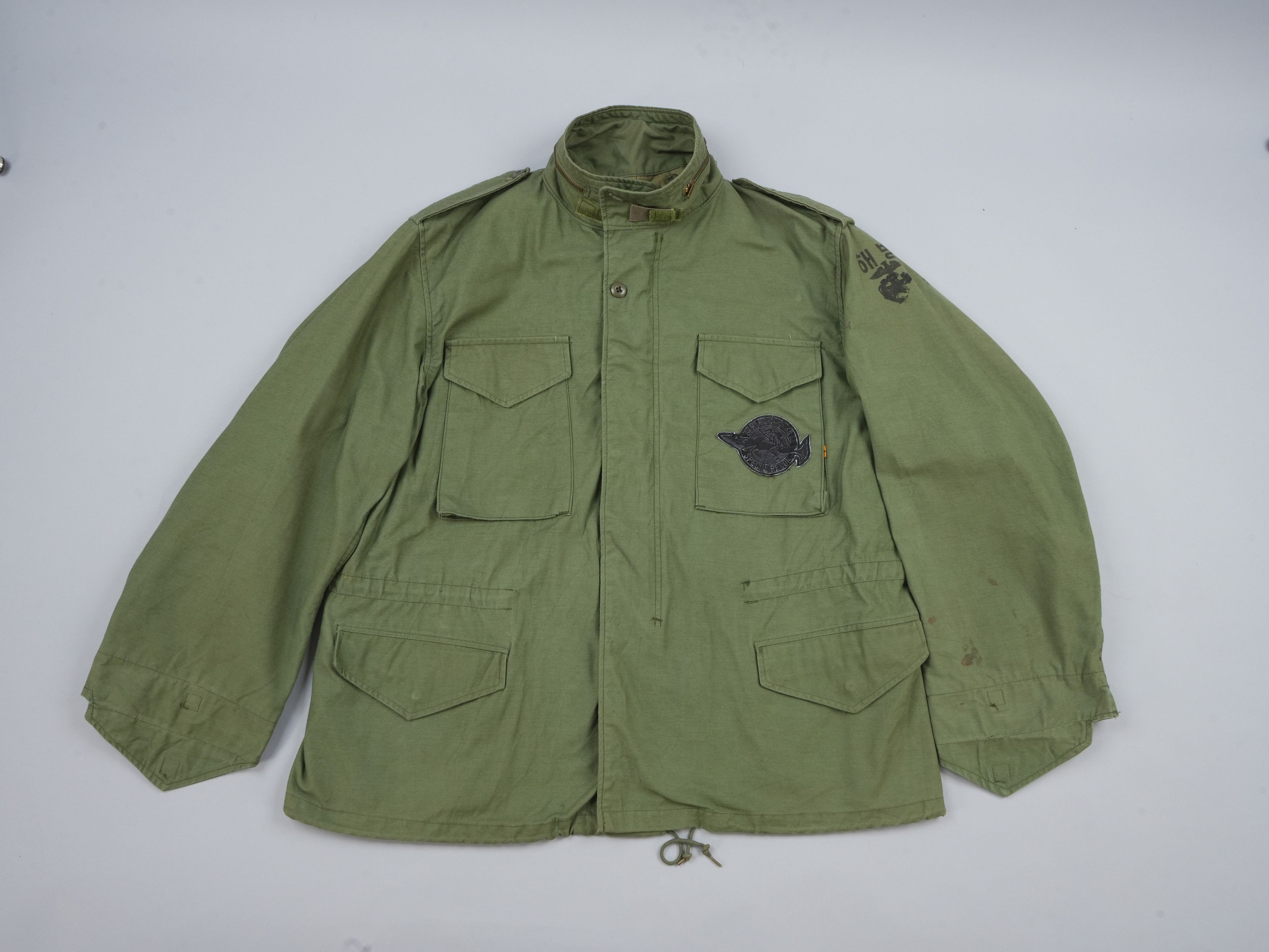 Alpha Industries 1980s Special Recon M-65 Green Jacket Vintage Korean Marine Size US XL / EU 56 / 4 - 1 Thumbnail