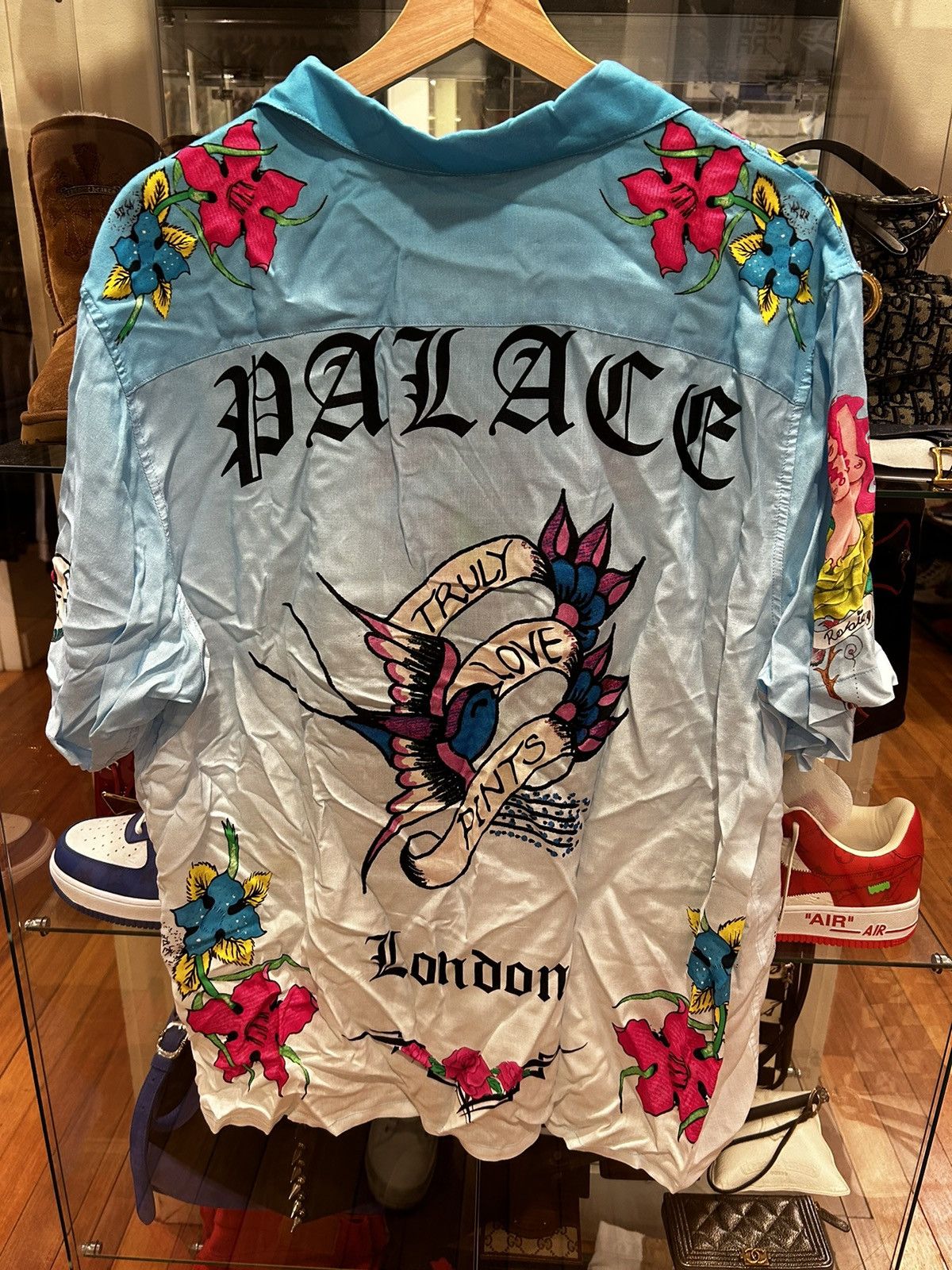 Palace Palace Inky Button Up Shirt Size US XL / EU 56 / 4 - 2 Thumbnail