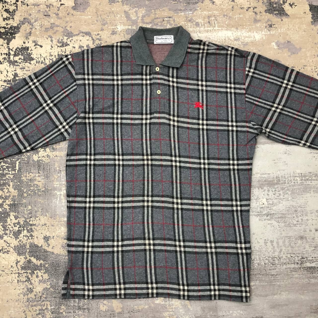 Burberry × Vintage T143 VTG BURBERRYS NOVA CHECK POLO SHIRTS Size US M / EU 48-50 / 2 - 4 Thumbnail