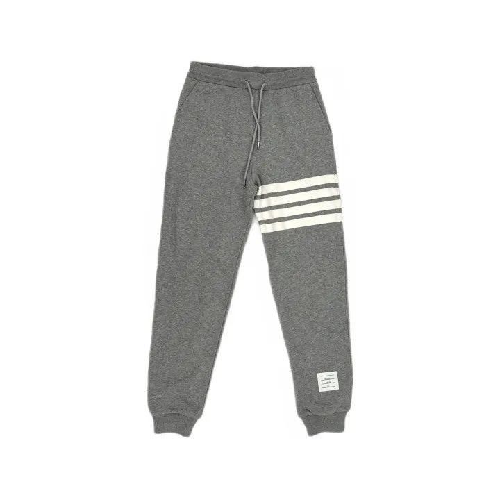 Thom Browne Thom Browne Classic Grey Knit Sport Pants -2507 Size US 26 / EU 42 - 8 Thumbnail