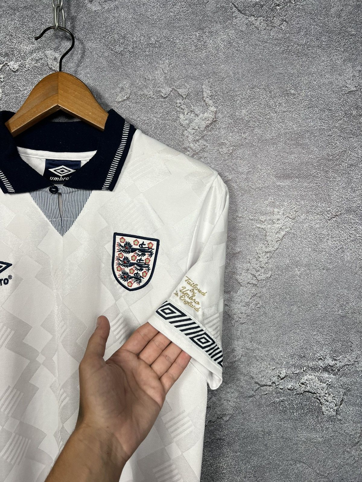 Umbro Vintage 1990 England Umbro Reproduction Jersey Size S Size US S / EU 44-46 / 1 - 6 Thumbnail