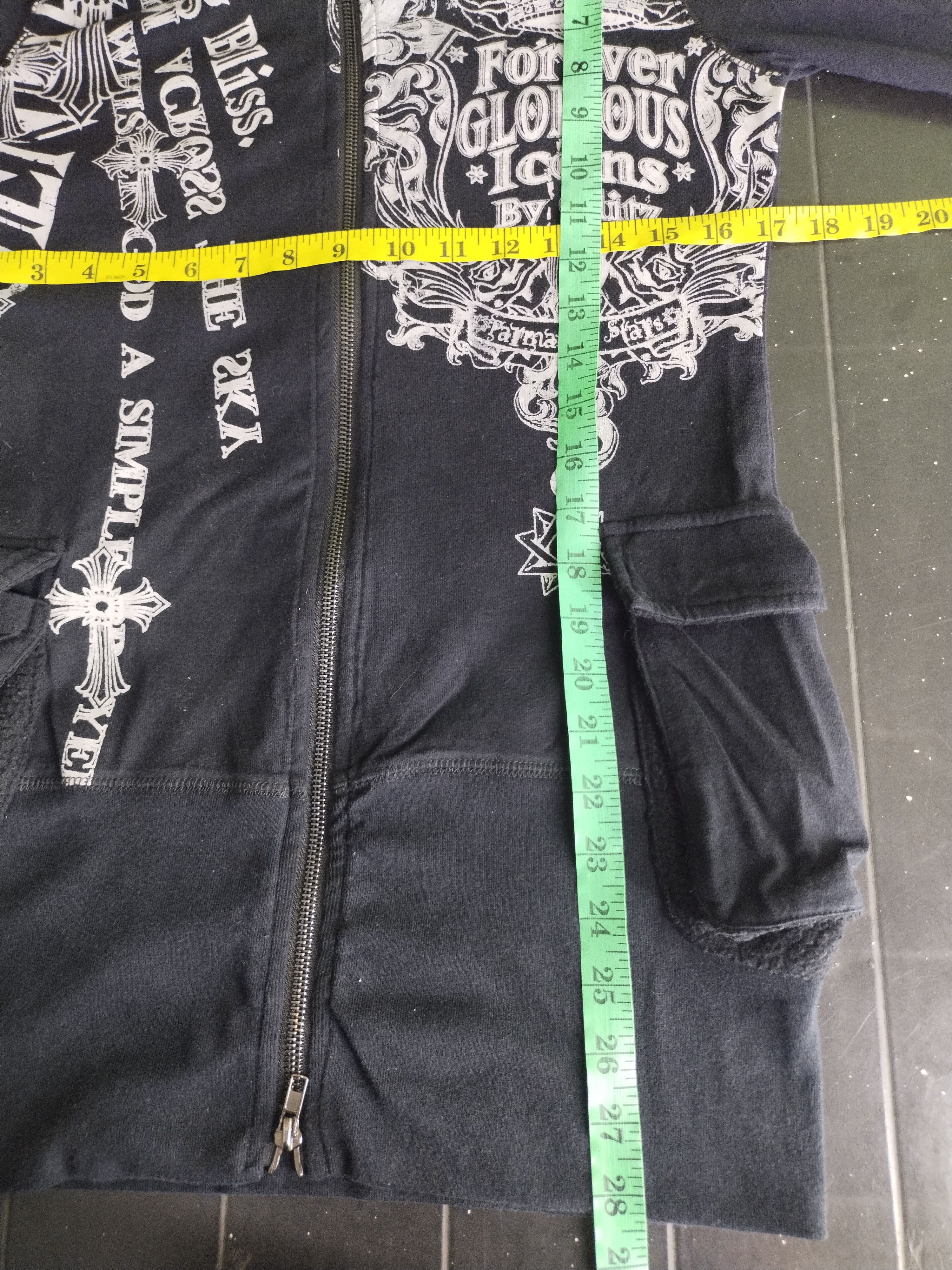Japanese Brand GHTZ Japanese Punk If Six Was Nine Hoodie Size M / US 6-8 / IT 42-44 - 16 Thumbnail