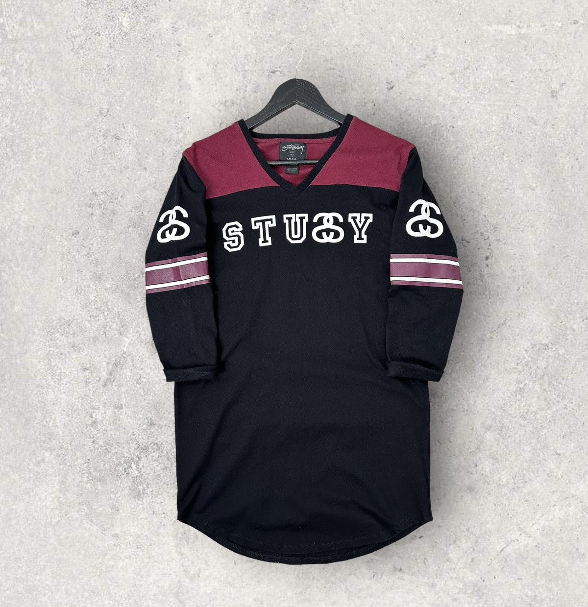 Stussy STUSSY Y2K Big Logo Long Sleeve T-Shirt Sweatshirt Tunic Size S / US 4 / IT 40 - 1 Thumbnail