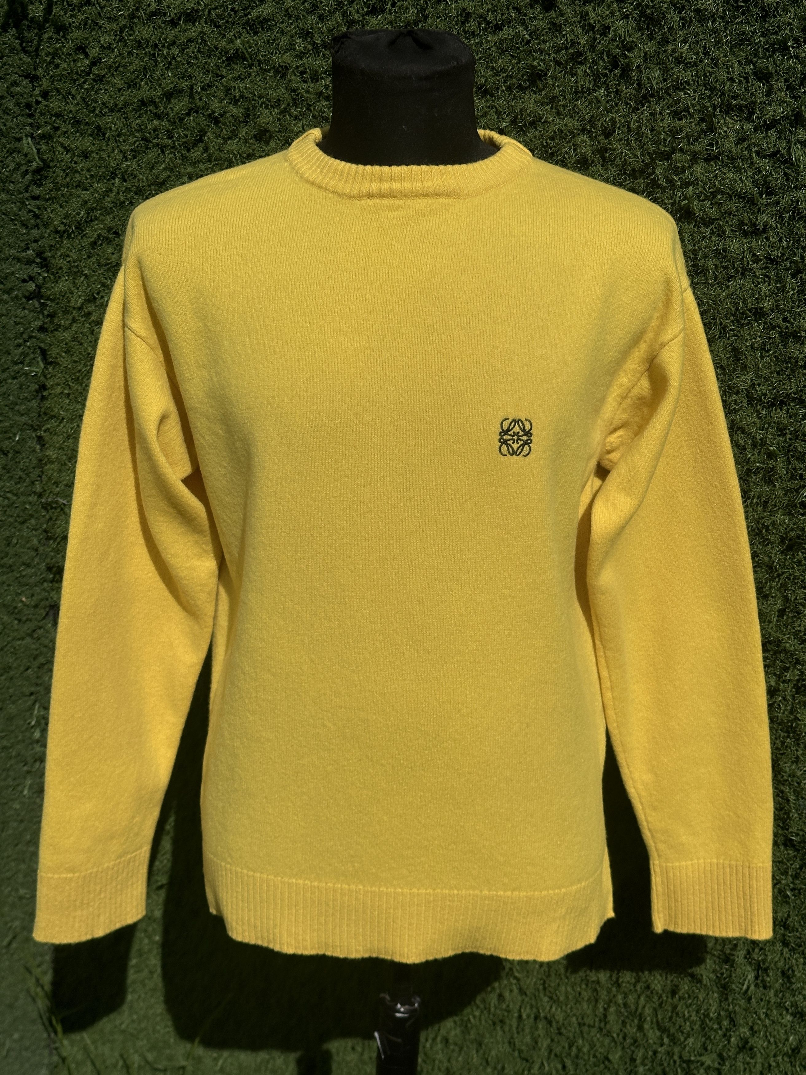 Loewe Loewe Anagram Wool Relaxed Crew Neck Knit Sweater Pullover M Size US M / EU 48-50 / 2 - 1 Thumbnail
