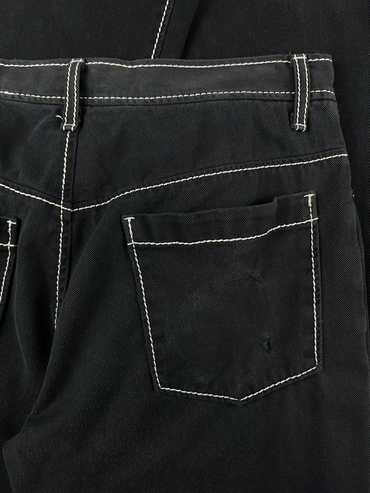 Junya Watanabe Junya Watanabe Bootcut Faded Contrast Stitch Pants Size US 30 / EU 46 - 4 Thumbnail