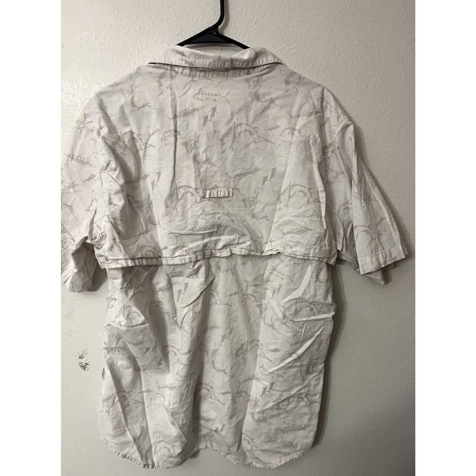 Vintage VINTAGE Cabela's Shirt Mens L White Fish Print Short Sleeve Button-Up, Breathable, Pockets, Casual Outdoor Fishing Size US L / EU 52-54 / 3 - 3 Thumbnail