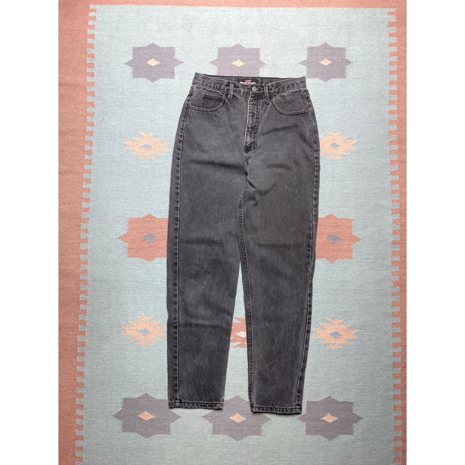 Guess VINTAGE GUESS Jeans Black Denim Goth Grunge Tapered Skater 28x30 Mens Jeans Size US 28 / EU 44 - 4 Thumbnail