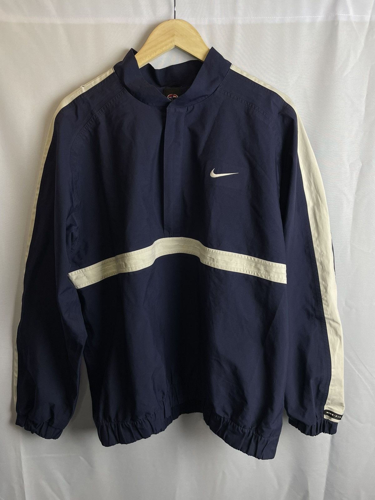 Nike × Vintage Nike Vintage y2k Swoosh Anorak Size US L / EU 52-54 / 3 - 1 Thumbnail