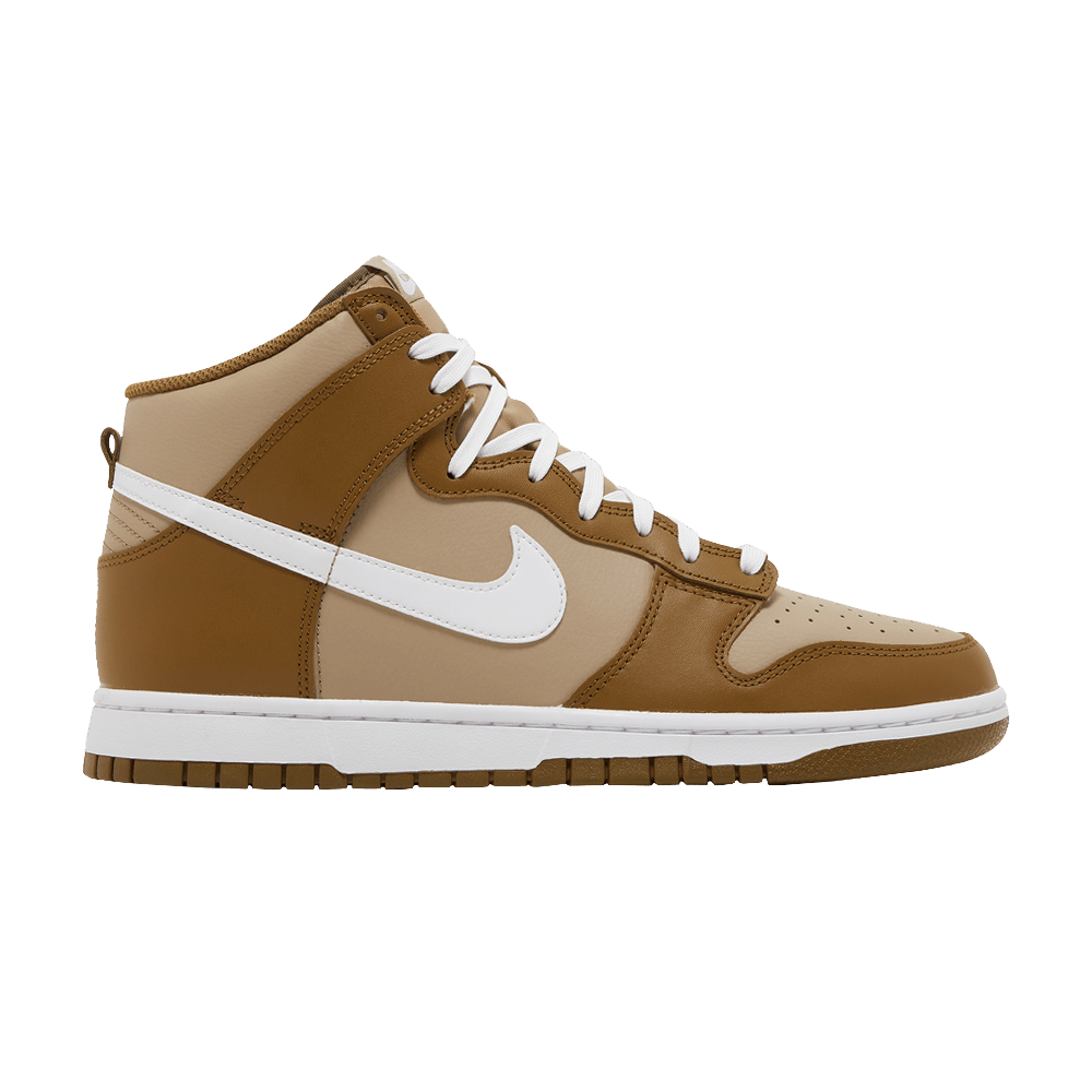 image of Nike Dunk High Mocha Shoes in Brown, Men's (Size 8)